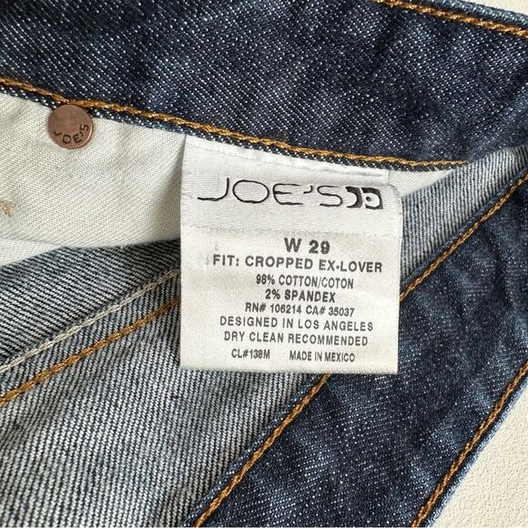 Joe's Jeans Dark Blue Cropped Jeans - Picture 2 of 12
